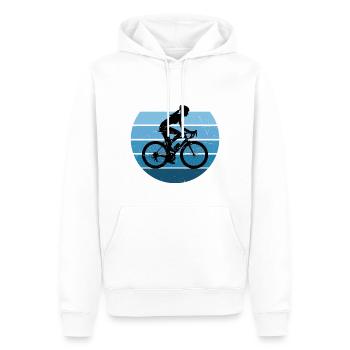 Radeln Herren Radfahrer Radfahren Bike - Männer Premium Bio Hoodie - Weiß - Vorne - Nico (187cm)
