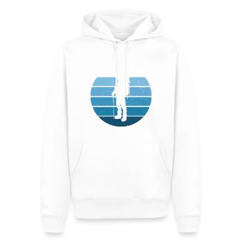 Climber Herren Kletterer Damen Klettern - Männer Premium Bio Hoodie - Weiß - Vorne - Nico (187cm)