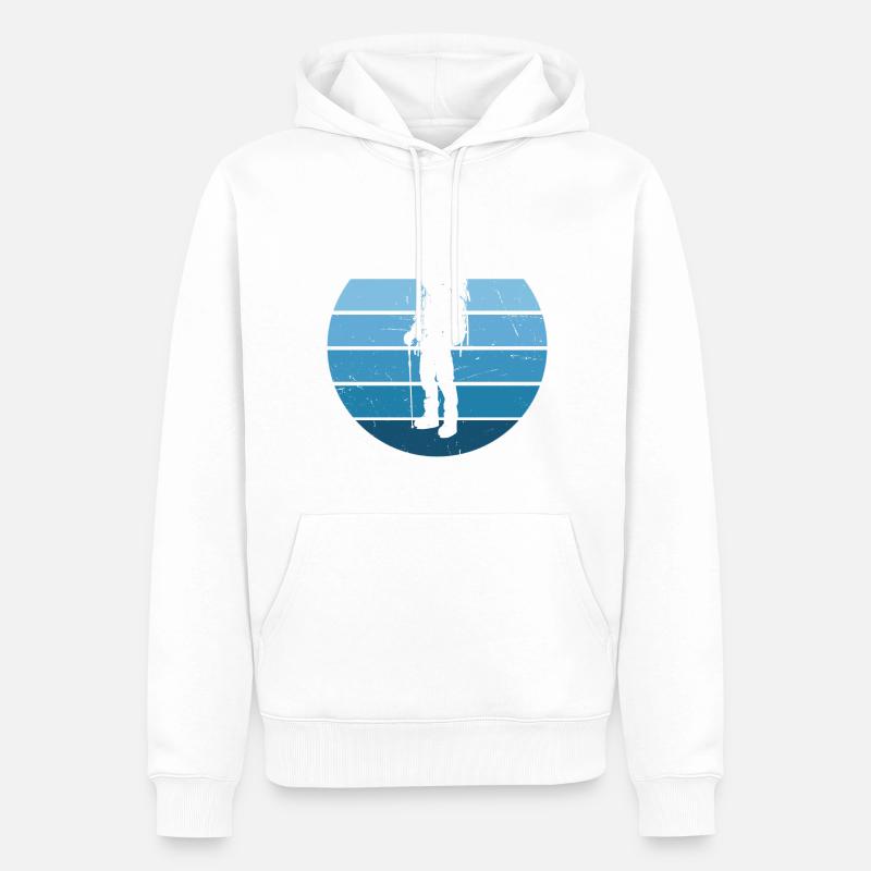 Climber Herren Kletterer Damen Klettern - Männer Premium Bio Hoodie - Weiß