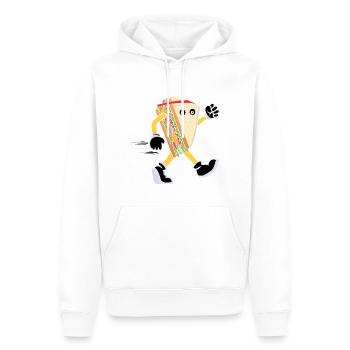 Fun Bread Sandwich Cardio Running Runners - Men’s Premium Organic Hoodie - white - Front - Nico (187cm)