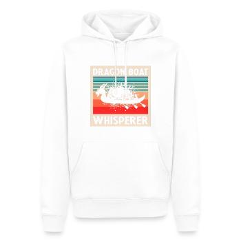 Thème Dragon Boat pour la pagaie en Dragon Boat - Sweat à capuche Premium bio Homme - blanc - Devant - Nico (187cm)