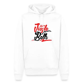 Jingle Bells Weihnachten - Männer Premium Bio Hoodie - Weiß - Vorne - Nico (187cm)