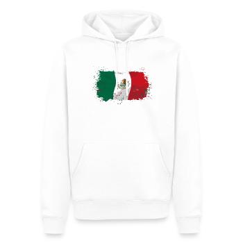Mexico Flag - Männer Premium Bio Hoodie - Weiß - Vorne - Nico (187cm)