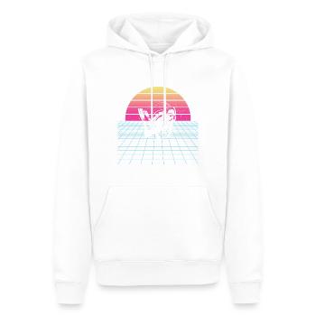 Plongeur Taucher Plongée Libre Plongée Taucher Plongée sous-marine - Sweat à capuche Premium bio Homme - blanc - Devant - Nico (187cm)