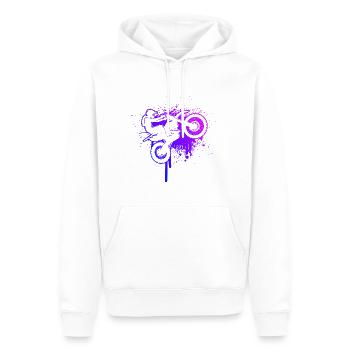 Dirt Bike Supermoto Dirt Bike Dirt Biker Homme - Sweat à capuche Premium bio Homme - blanc - Devant - Nico (187cm)