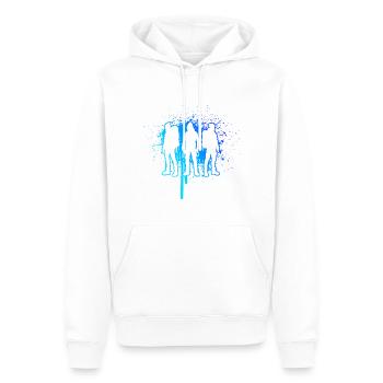 Bouldering Climbing Climber Men's Climber - Men’s Premium Organic Hoodie - white - Front - Nico (187cm)