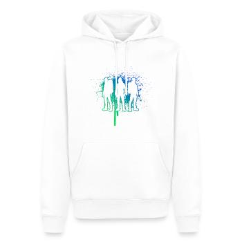 Herren Boulder Climber Climbing Kletterer - Männer Premium Bio Hoodie - Weiß - Vorne - Nico (187cm)