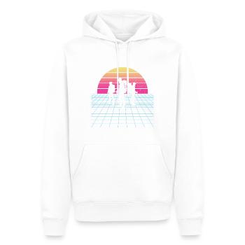 Climbing Bouldering Boulder Climber Men - Men’s Premium Organic Hoodie - white - Front - Nico (187cm)