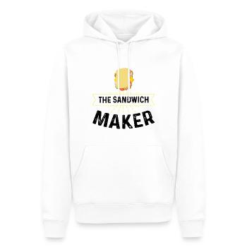 Sandwich Macher Grillen Papa BBQ Sandwich - Männer Premium Bio Hoodie - Weiß - Vorne - Nico (187cm)