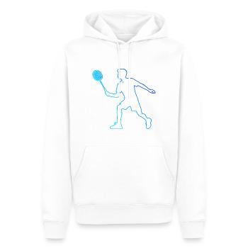 Badminton Badminton Squash Men's Badminton Player - Men’s Premium Organic Hoodie - white - Front - Nico (187cm)