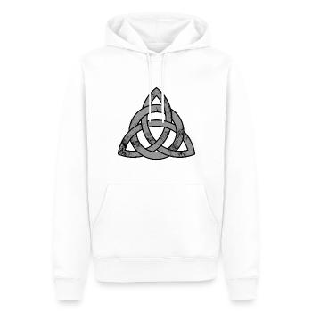 Triquetra knoten, keltisch, Wikinger - Männer Premium Bio Hoodie - Weiß - Vorne - Nico (187cm)