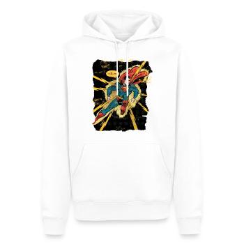 DC Comics Originals Superman Retro Cover - Men’s Premium Organic Hoodie - white - Front - Nico (187cm)