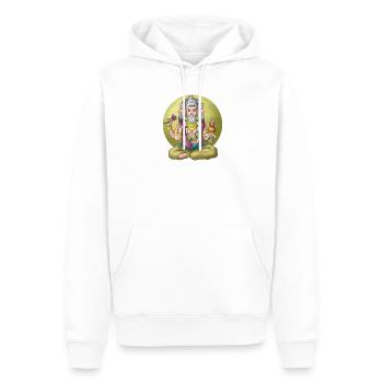 Indien Inder Hindu Stolz Brahma Gott I Geschenk - Männer Premium Bio Hoodie - Weiß - Vorne - Nico (187cm)