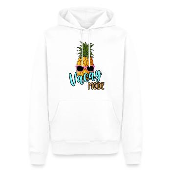 Vacay Mode Ananas &; Sonnenbrille Sommerurlaub - Männer Premium Bio Hoodie - Weiß - Vorne - Nico (187cm)