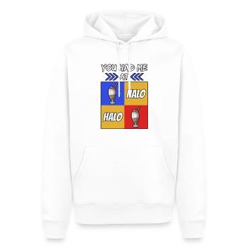 Philippinen Filipino Nachtisch Essen I Geschenk - Männer Premium Bio Hoodie - Weiß - Vorne - Nico (187cm)