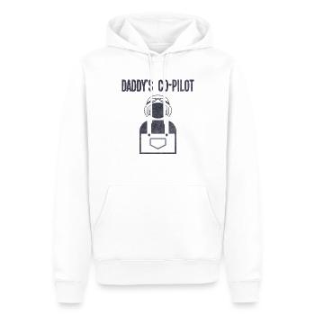 Flugzeug Pilot Fliegen Vater Co-Pilot I Geschenk - Männer Premium Bio Hoodie - Weiß - Vorne - Nico (187cm)