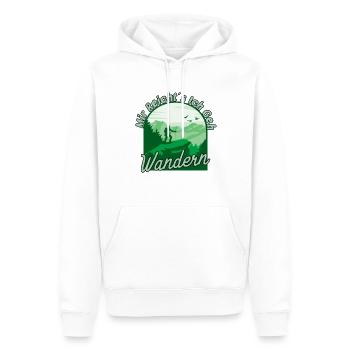 Mir Reichts Ich Geh Wandern - Männer Premium Bio Hoodie - Weiß - Vorne - Nico (187cm)