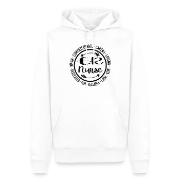 ER Nurse Emergency Nursing Squad Wertschätzung - Männer Premium Bio Hoodie - Weiß - Vorne - Nico (187cm)