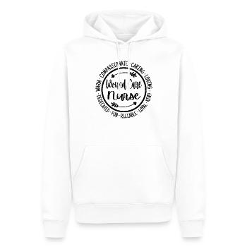 Wound Care Nurse Life Nursing Squad Appreciation - Men’s Premium Organic Hoodie - white - Front - Nico (187cm)