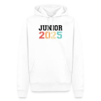 Junior 2025 Rétro Vintage - Sweat à capuche Premium bio Homme - blanc - Devant - Nico (187cm)