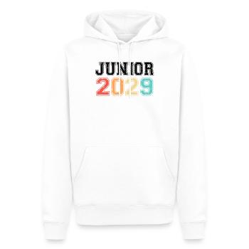 Junior 2029 Retro Jahrgang - Männer Premium Bio Hoodie - Weiß - Vorne - Nico (187cm)