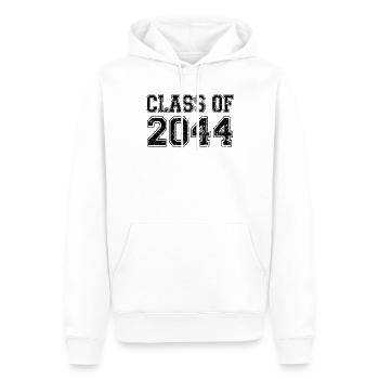 Classe de 2044 - Sweat à capuche Premium bio Homme - blanc - Devant - Nico (187cm)