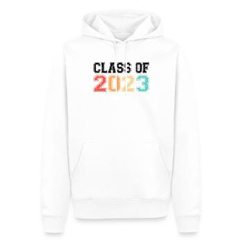 Klasse von 2023 Retro Vintage - Männer Premium Bio Hoodie - Weiß - Vorne - Nico (187cm)
