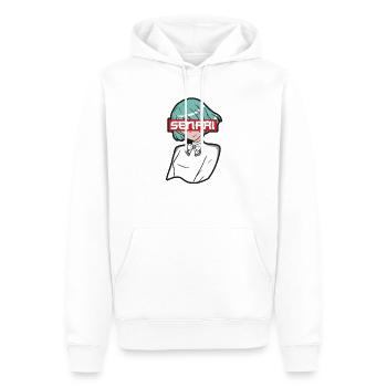 Anime Fan Präsent Japanischer Zeichentrick Cosplay - Männer Premium Bio Hoodie - Weiß - Vorne - Nico (187cm)