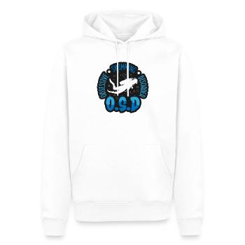 Les nageurs présentent des sports nautiques Natation Plongée - Sweat à capuche Premium bio Homme - blanc - Devant - Nico (187cm)