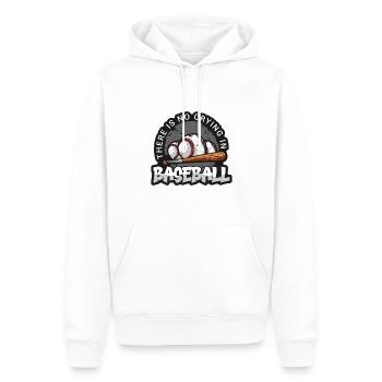 Baseball Präsent Homerun Baseballspieler Athlet - Männer Premium Bio Hoodie - Weiß - Vorne - Nico (187cm)