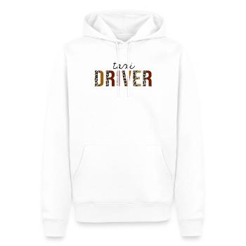 Préparateur de déclarations de revenus Leopard Print Drôle - Sweat à capuche Premium bio Homme - blanc - Devant - Nico (187cm)