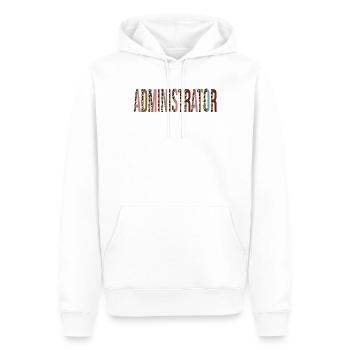 Administrateur - Sweat à capuche Premium bio Homme - blanc - Devant - Nico (187cm)