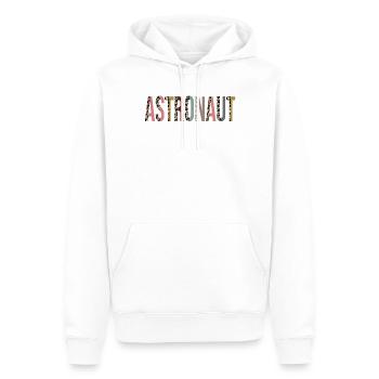 Astronaute - Sweat à capuche Premium bio Homme - blanc - Devant - Nico (187cm)