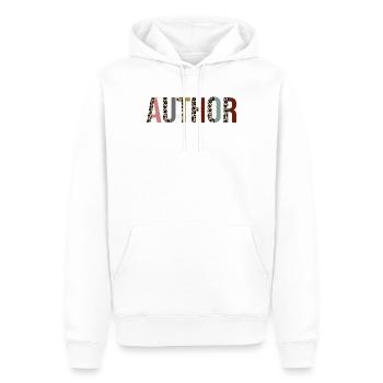 Auteur - Sweat à capuche Premium bio Homme - blanc - Devant - Nico (187cm)