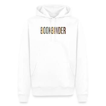 Buchbinder - Männer Premium Bio Hoodie - Weiß - Vorne - Nico (187cm)