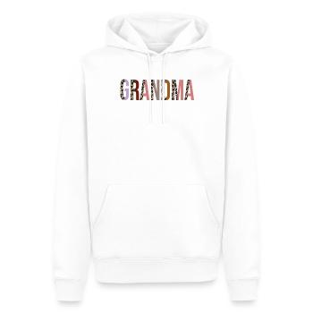 Grand-mère - Sweat à capuche Premium bio Homme - blanc - Devant - Nico (187cm)