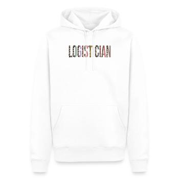 Logistiker - Männer Premium Bio Hoodie - Weiß - Vorne - Nico (187cm)