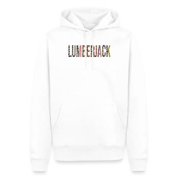 Holzfäller - Männer Premium Bio Hoodie - Weiß - Vorne - Nico (187cm)