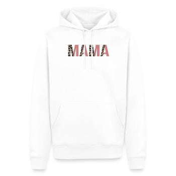 Mama - Men’s Premium Organic Hoodie - white - Front - Nico (187cm)