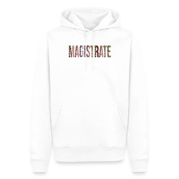 Magistrat - Sweat à capuche Premium bio Homme - blanc - Devant - Nico (187cm)