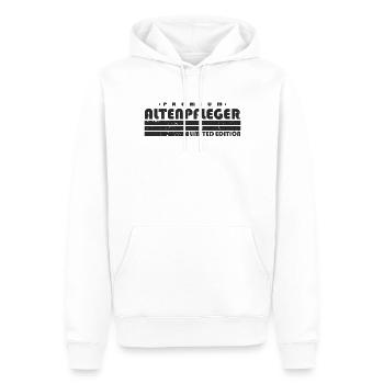 Altenpfleger Limited Edition Altenpflegerin - Männer Premium Bio Hoodie - Weiß - Vorne - Nico (187cm)