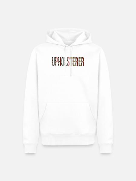 Polsterer - Männer Premium Bio Hoodie - Weiß