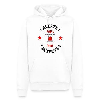Idée De Cadeau Pour Papa Cool - Sweat à capuche Premium bio Homme - blanc - Devant - Nico (187cm)