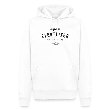 Elektriker Limited Edition Lustiges Elektriker - Männer Premium Bio Hoodie - Weiß - Vorne - Nico (187cm)