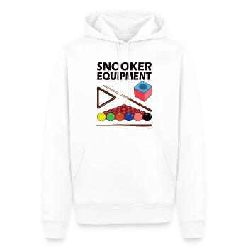 Snooker Pool & Billiard Equipment Snooker Player - Men’s Premium Organic Hoodie - white - Front - Nico (187cm)