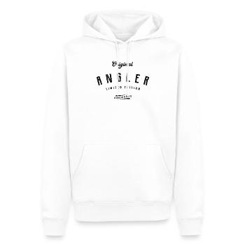 Angler Limited Edition Angeln Lustiges Fischer - Männer Premium Bio Hoodie - Weiß - Vorne - Nico (187cm)