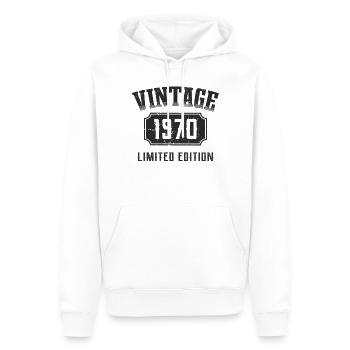 52 Jahre 52. Geburtstag Limited Edition 1970 - Männer Premium Bio Hoodie - Weiß - Vorne - Nico (187cm)