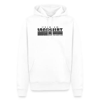 Landwirt Limited Edition Bauernhof Lustiges Bauer - Männer Premium Bio Hoodie - Weiß - Vorne - Nico (187cm)