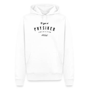 Physiker Limited Edition Lustiges Physik - Männer Premium Bio Hoodie - Weiß - Vorne - Nico (187cm)