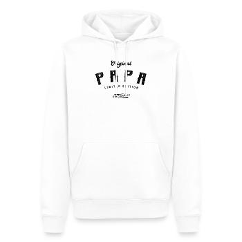 Papa Limited Edition Vatertag Lustiges Vater - Männer Premium Bio Hoodie - Weiß - Vorne - Nico (187cm)